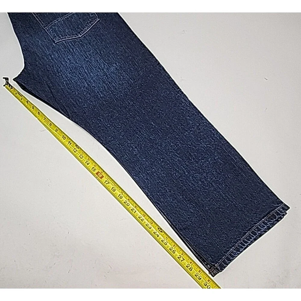 Carhartt Jeans Men Size 42 x 30 Relaxed Fit Dark Wash Cotton Blue Denim BD5119